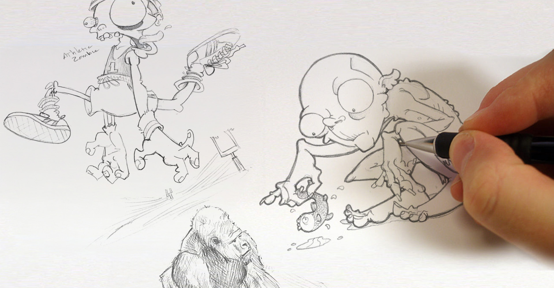 Illustration detail inviting project inquiries.