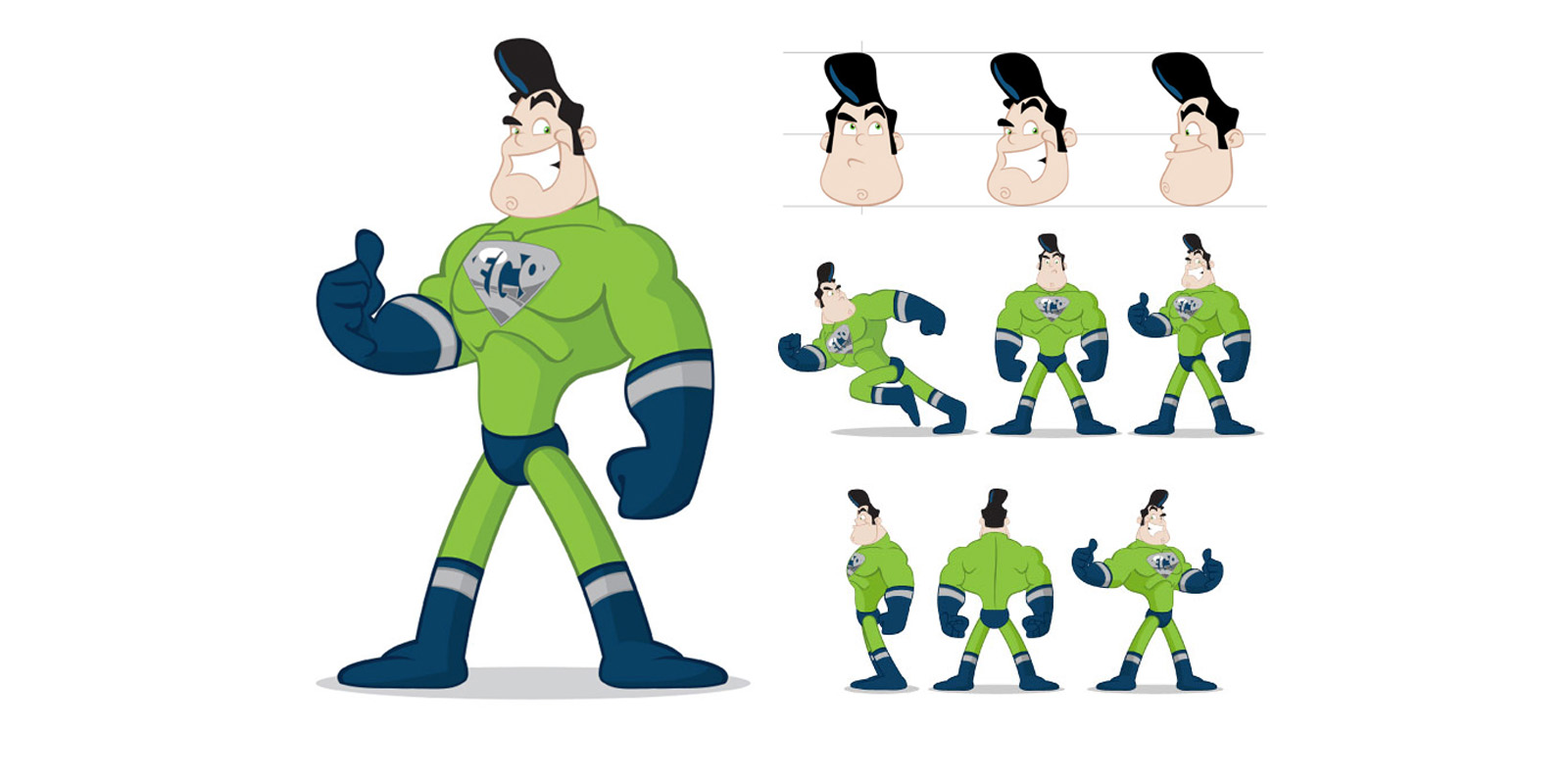Character and mascot design services thumbnail.